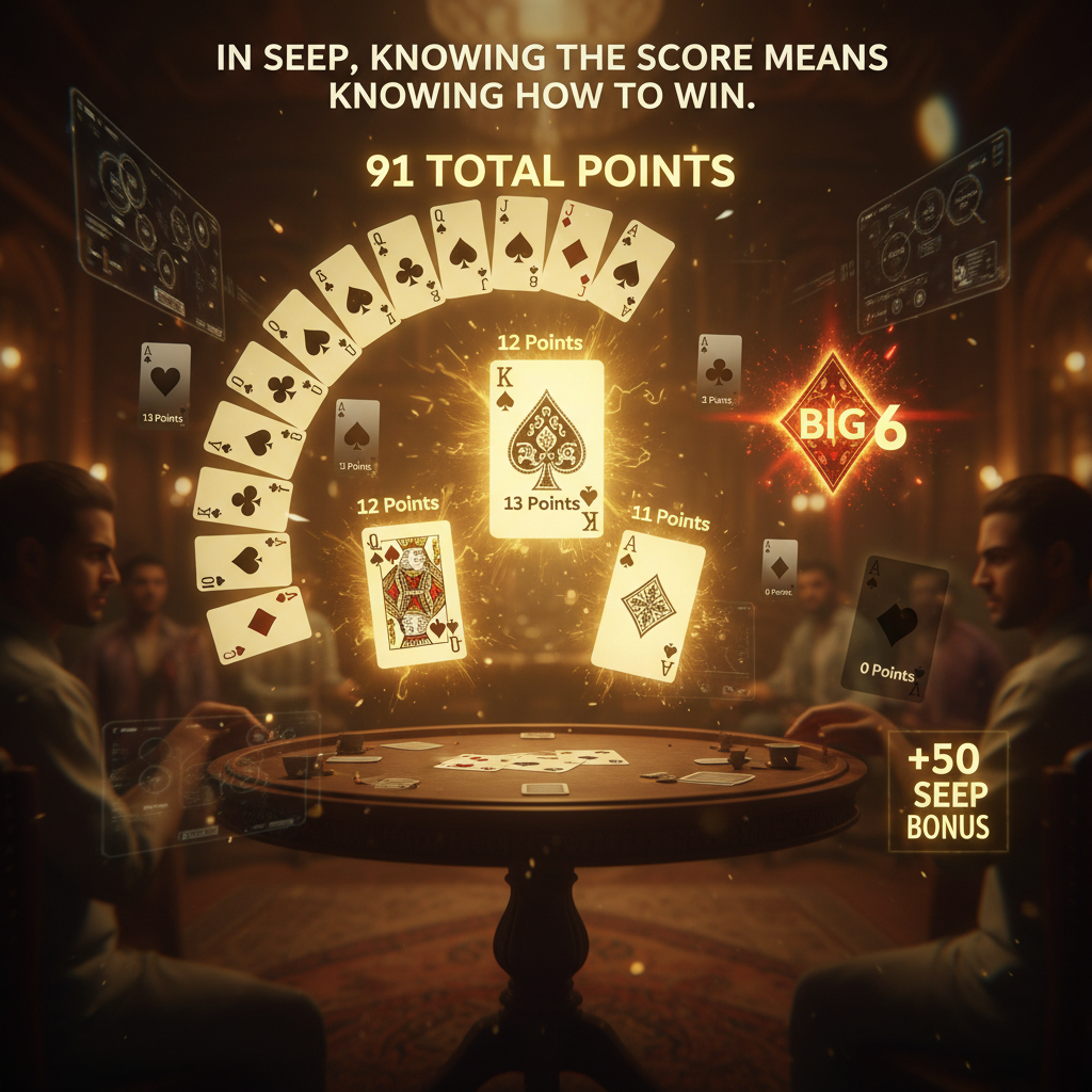 Seep Point Table — Complete Scoring Chart & Card Values